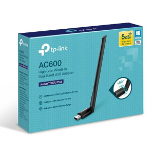 TP-Link AC600 High Gain Wireless Dual Band USB Adapter (Archer T600U Plus)